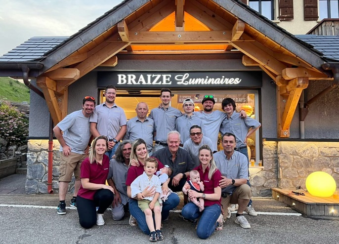 Équipe Bernard Braize Électricité à Morzine